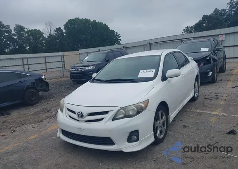 2011 Toyota Corolla S from USA, damaged, VIN 2T1BU4EE4BC634347